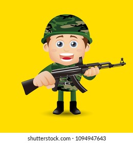 People Set - Profession - Army 