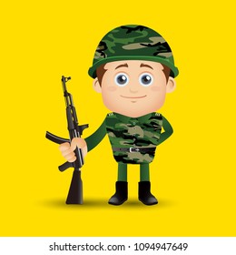 People Set - Profession - Army 