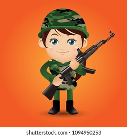 People Set - Profession - Army 