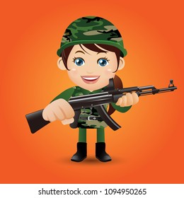 People Set - Profession - Army 