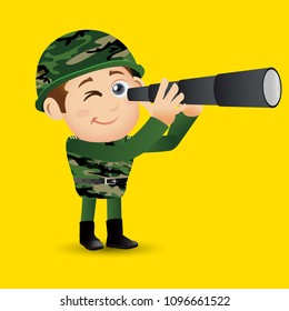 People Set - Profession - Army 
