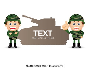 People Set - Profession - Army 