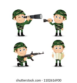 People Set - Profession - Army 