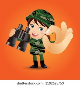 People Set - Profession - Army 