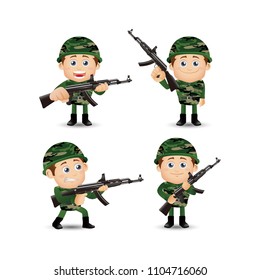 People Set - Profession - Army 