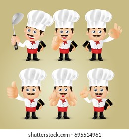 People Set - Profession -Chef 