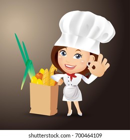 People Set - Profession -Chef 
