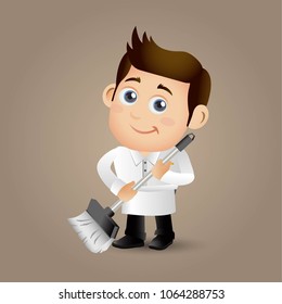 People Set - Profession - Cleaner