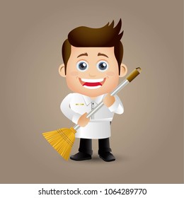 People Set - Profession - Cleaner
