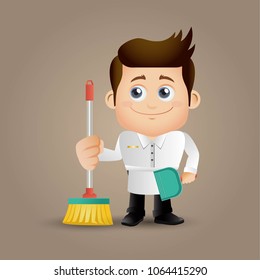 People Set - Profession - Cleaner