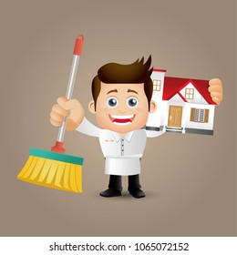 People Set - Profession - Cleaner
