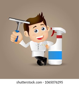 People Set - Profession - Cleaner