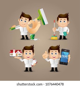 People Set - Profession - Cleaner