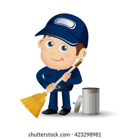People Set - Profession - Cleaner