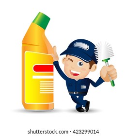 People Set - Profession - Cleaner