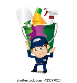 People Set - Profession - Cleaner