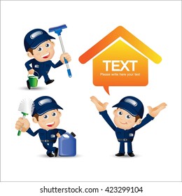 People Set - Profession - Cleaner
