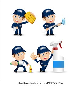 People Set - Profession - Cleaner