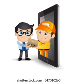 People Set - Profession - Delivery person