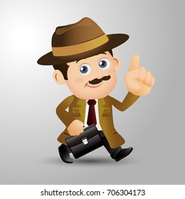 People Set - Profession - Detective