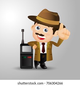 People Set - Profession - Detective
