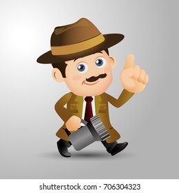 People Set - Profession - Detective