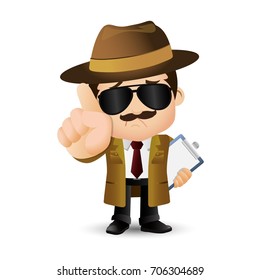 People Set - Profession - Detective