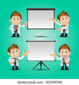 People Set - Profession - Doctor set