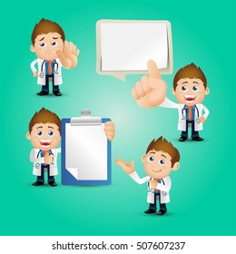 People Set - Profession - Doctor set