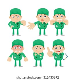 People Set - Profession - Doctor in different poses