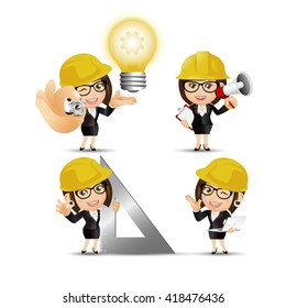 People Set - Profession - Engineer set 