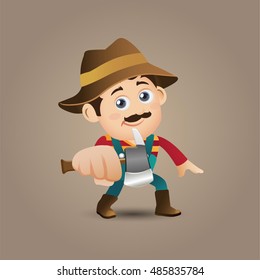 People Set - Profession - Farmer 