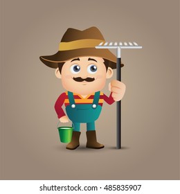 People Set - Profession - Farmer 