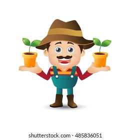 People Set - Profession - Farmer 