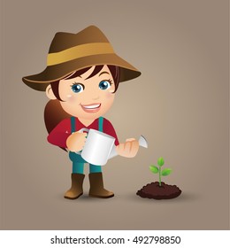 People Set - Profession - Farmer