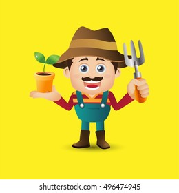 People Set - Profession - Farmer