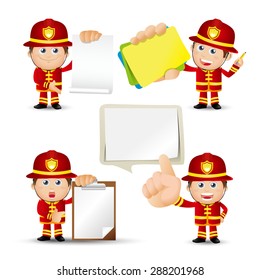 People Set - Profession - Firefighter