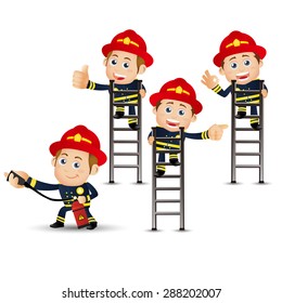 People Set - Profession - Firefighter