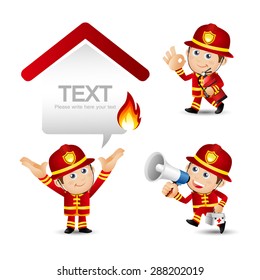 People Set - Profession - Firefighter