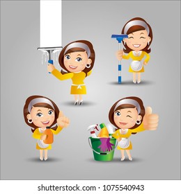 People Set - Profession - Housekeeper