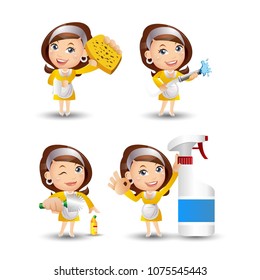 People Set - Profession - Housekeeper