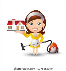 People Set - Profession - Housekeeper