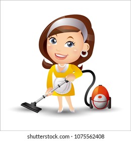 People Set - Profession - Housekeeper