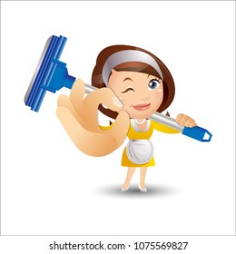 People Set - Profession - Housekeeper