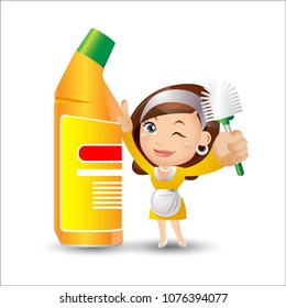 People Set - Profession - Housekeeper