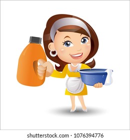 People Set - Profession - Housekeeper