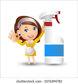 People Set - Profession - Housekeeper