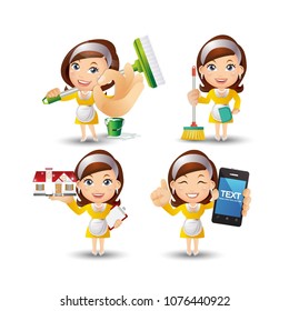 People Set - Profession - Housekeeper