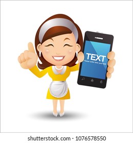 People Set - Profession - Housekeeper