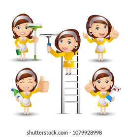 People Set - Profession - Housekeeper